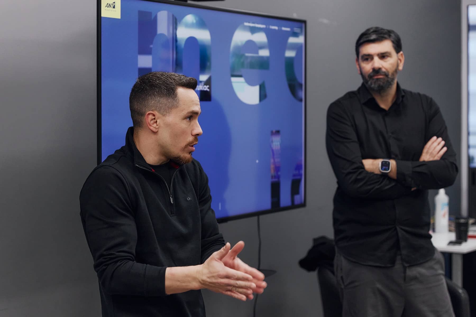 Ο Λευτέρης Πετρούνιας στο ANT1 MediaLab